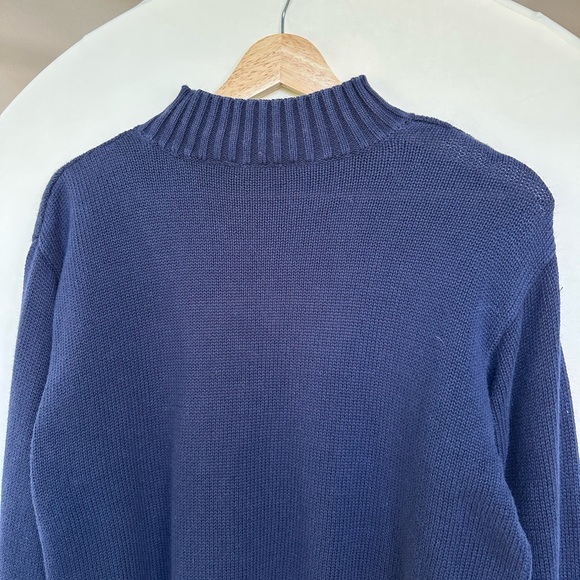 Vintage USA Europe Flag Crewneck Sweater in Navy - Picture 6 of 6